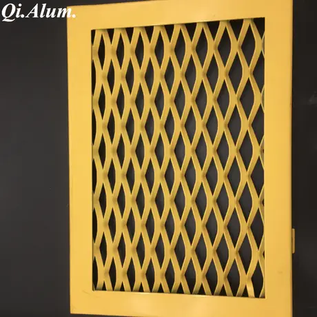 treillis aluminium expansé pour décoration murale