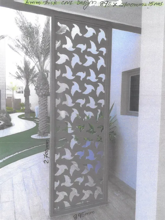 Panneau perforé en aluminium intérieur/extérieur avec revêtement PE/PVDF — Foshan Qi Aluminum Decorative Materials Co., Ltd