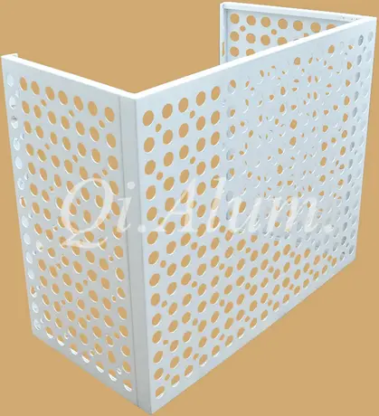 Protecteur en aluminium pour climatiseur
