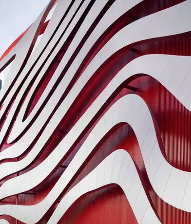 Nouveaux panneaux décoratifs en aluminium perforé extérieurs, design 2020, Chine