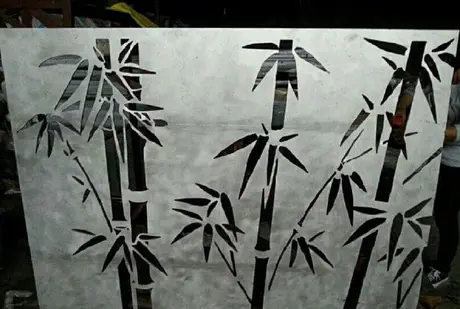 Panneau de découpe en aluminium à motif spécial