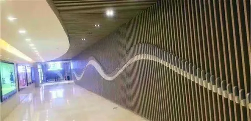 Panneaux architecturaux en aluminium, panneau métallique perforé pour décoration de bâtiment — Foshan Qi Aluminum Decorative Materials Co., Ltd