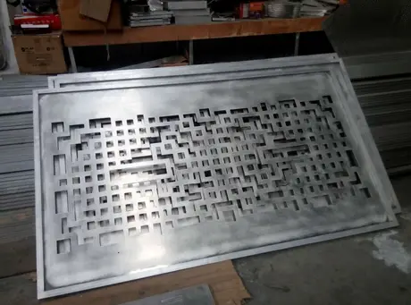 Vue 5 : panneau en maille perforée en alliage d'aluminium anti-rouille