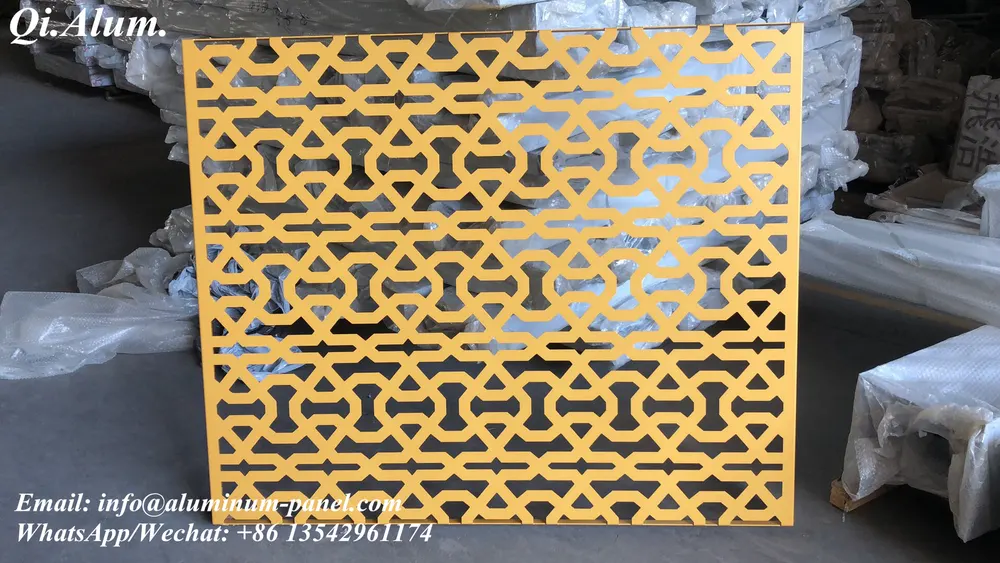 Panneau perforé en aluminium, tôles perforées en aluminium, panneaux perforés en aluminium — Foshan Qi Aluminum Decorative Materials Co. Ltd