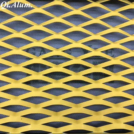 Fabricant chinois de plaques en grillage métallique en aluminium perforé pour décoration murale extérieure
