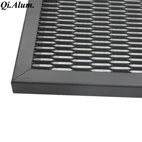 Panneau en maille d'aluminium expansé pour mur extérieur et intérieur, panneau en fil métallique