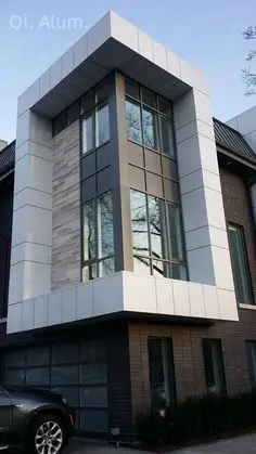 Panneaux sandwich en aluminium à âme alvéolaire pour revêtement mural, matériau de façade de rideau métallique