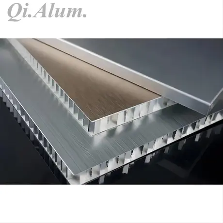 Panneau en aluminium nid d'abeille décoratif, panneau en aluminium sandwich