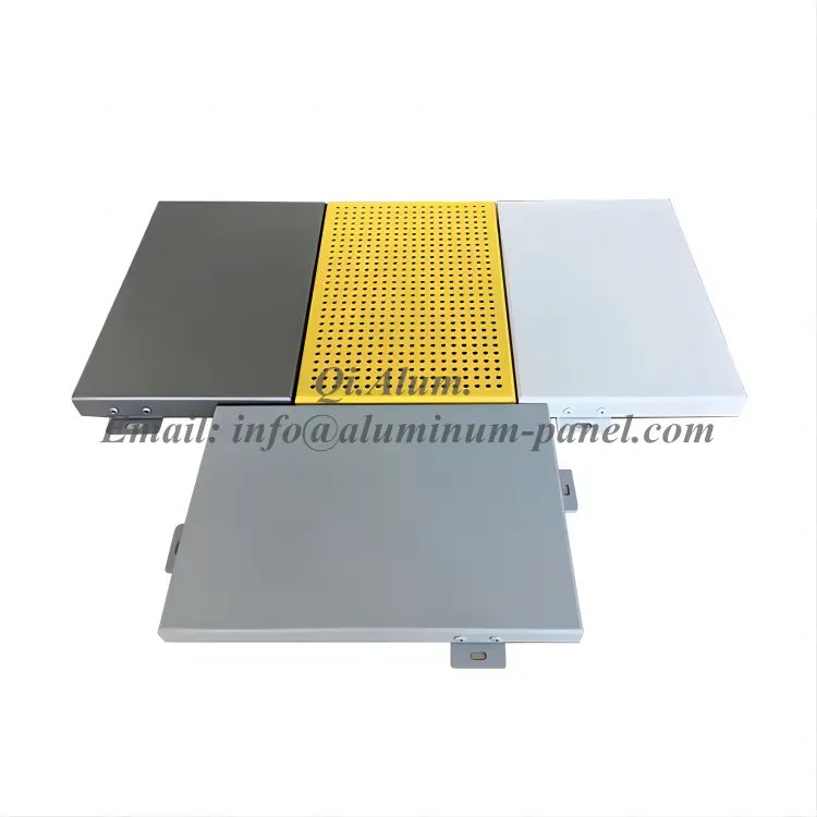 décoration extérieure en aluminium pour bâtiment, revêtement mural métallique intérieur — Foshan Qi Aluminum Decorative Materials Co. Ltd