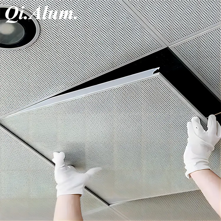 Comment appliquer les panneaux de plafond en aluminium dans la décoration intérieure : plafonds suspendus — Foshan Qi Aluminum Decorative Materials Co. Ltd