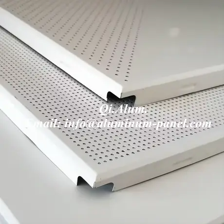 Plafond suspendu décoratif extérieur en métal alu forme pour extérieur